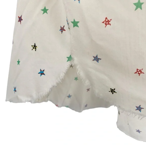 Saint Laurent Star Print Short Sleeve Button Down Shirt